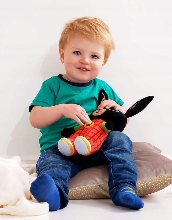 BING Królik Bing pluszak interaktywny mówiący po polsku maskotka 27 cm