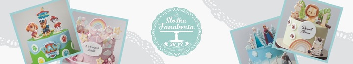 Wydruk Opłatek Tort Zestaw BLUEY 8 El + GRATIS Tabliczka Napisem BLUE