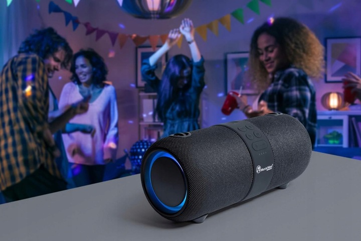 Przenośny Głośnik Bluetooth 4,2 Music Man BT-X56 Czarny LED USB MIKROFON