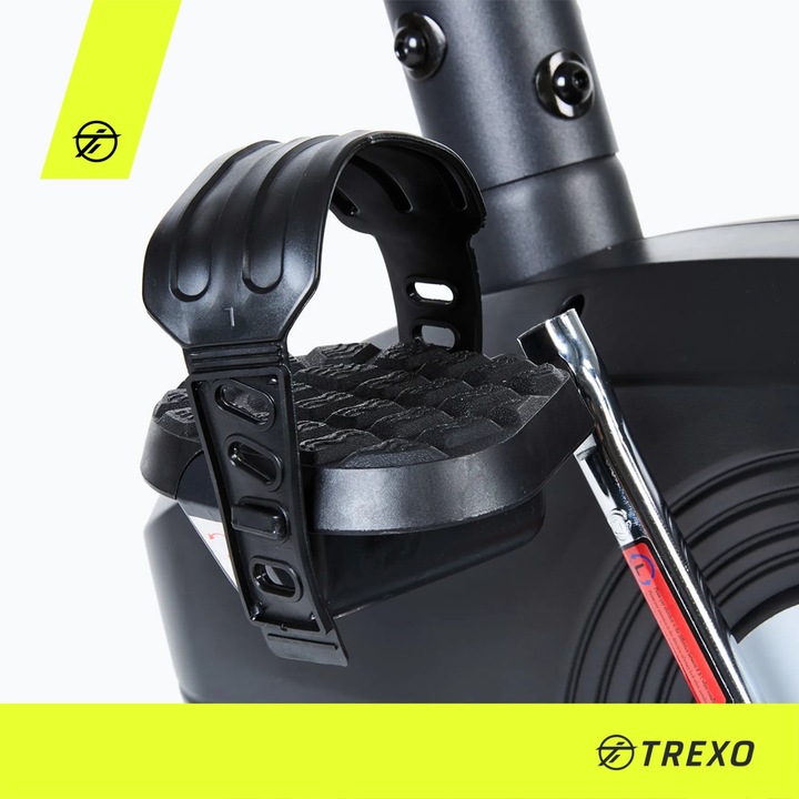 Rower stacjonarny TREXO TXO-TB100 czarny 900x520x1255 REGULOWANE SIODEŁKO