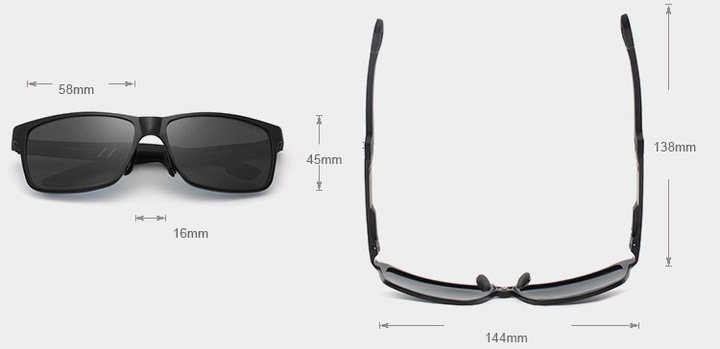 OKULARY PRZECIWSŁONECZNE KINGSEVEN POLARYZACJA nerdy aluminiowe N7180