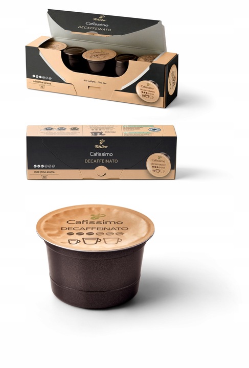TCHIBO CAFISSIMO Caffe Crema Decaffeinato 40 sztuk