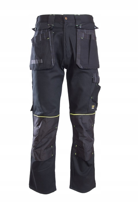 Spodnie robocze monterskie z kieszeniami Stretch Cordura elastan r 28