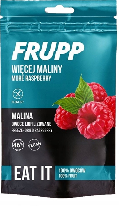 5x FRUPP EAT IT Celiko OWOCE LIOFILIZOWANE mix smaków WEGAŃSKA PRZEKĄSKA BC