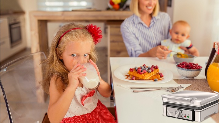 GOFROWNICA MPM DUŻA MOC 1400W 2 GOFRY NON-STICK