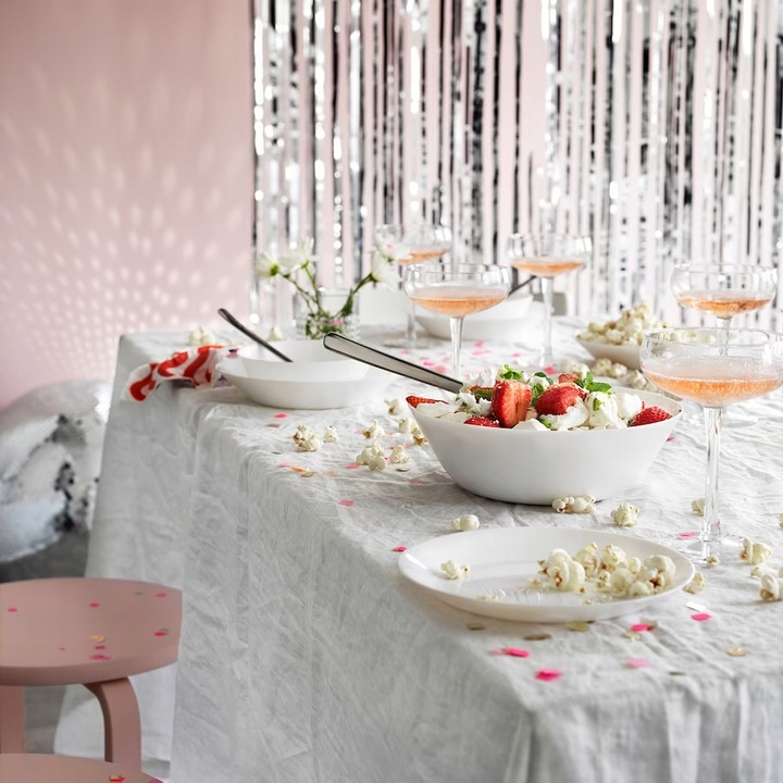 Serwis ikea oftast talerze talerz miska miski 6 osób 24 elementy zestaw