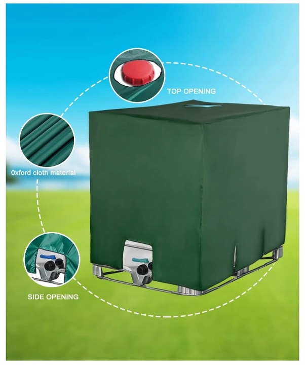 POKROWIEC NA ZBIORNIK MAUZER IBC 1000L OSŁONA WODĘ