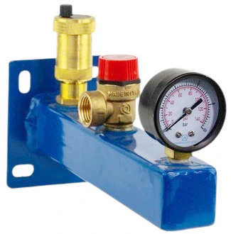 ZESTAW NACZYNIE PRZEPONOWE WZBIORCZE 18L GRUPA BEZPIECZEŃSTWA CWU 6 BAR