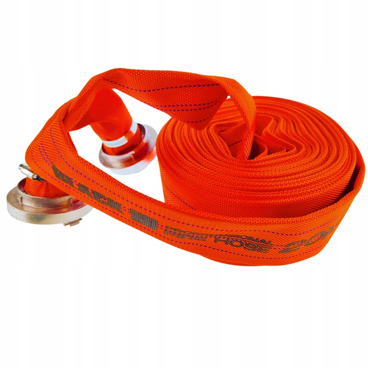 WĄŻ STRAŻACKI WZMACNIANY CZERWONY WODY 2" 30M