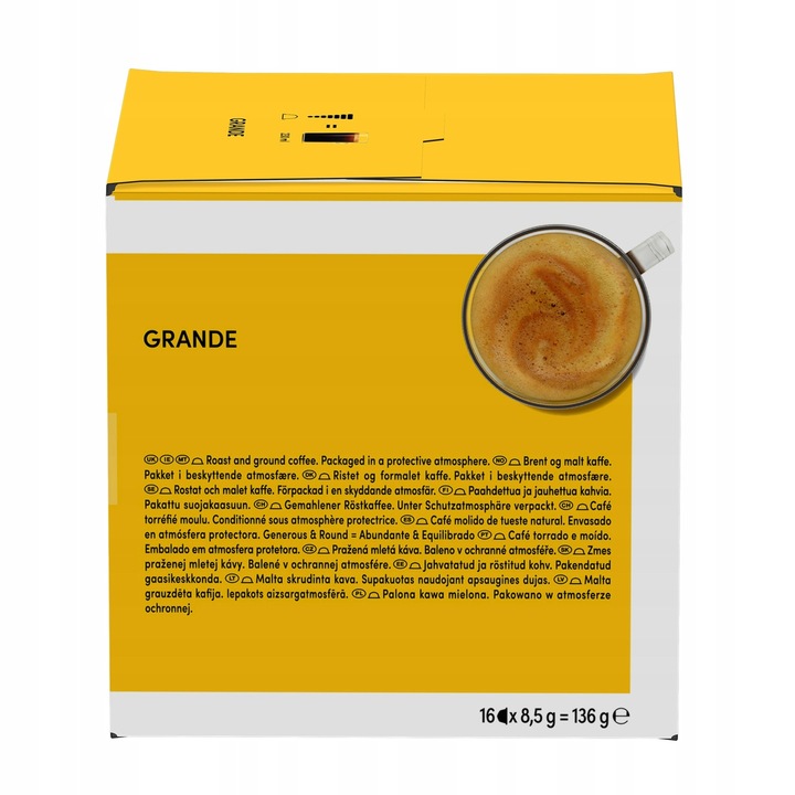 Zestaw Kaw w kapsułkach Nescafe Dolce Gusto 16 kapsułek x4