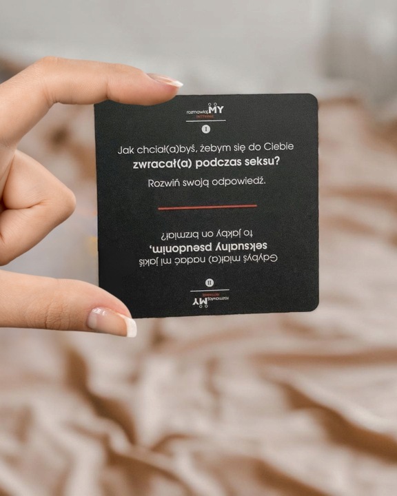 WALENTYNKI GRA EROTYCZNA dla par Rozmawiaj.MY Intymnie rozpalcie emocje!