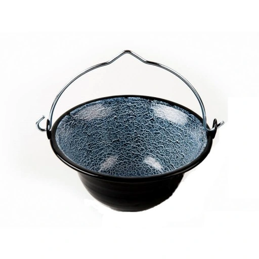 Kociołek wiszący węgierski emaliowany 50 l