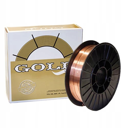 Drut elektrodowy GOLD G3Si1 (SG2) FI 0.8 szpula plastikowa 5 kg