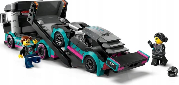 KLOCKI LEGO CITY 60406 SAMOCHÓD WYŚCIGOWY LAWETA PREZENT DLA DZIECI + TORBA