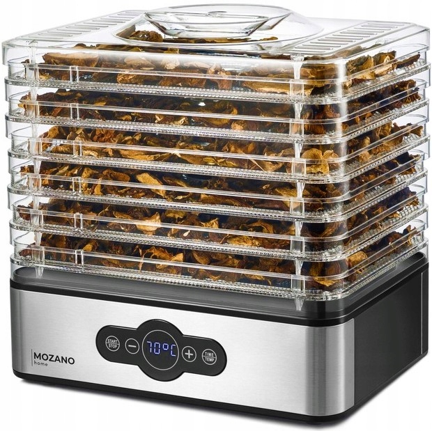 SUSZARKA DO GRZYBÓW OWOCÓW WARZYW SPOŻYWCZA DUŻA STALOWE SITA 500W ŻYWNOŚCI