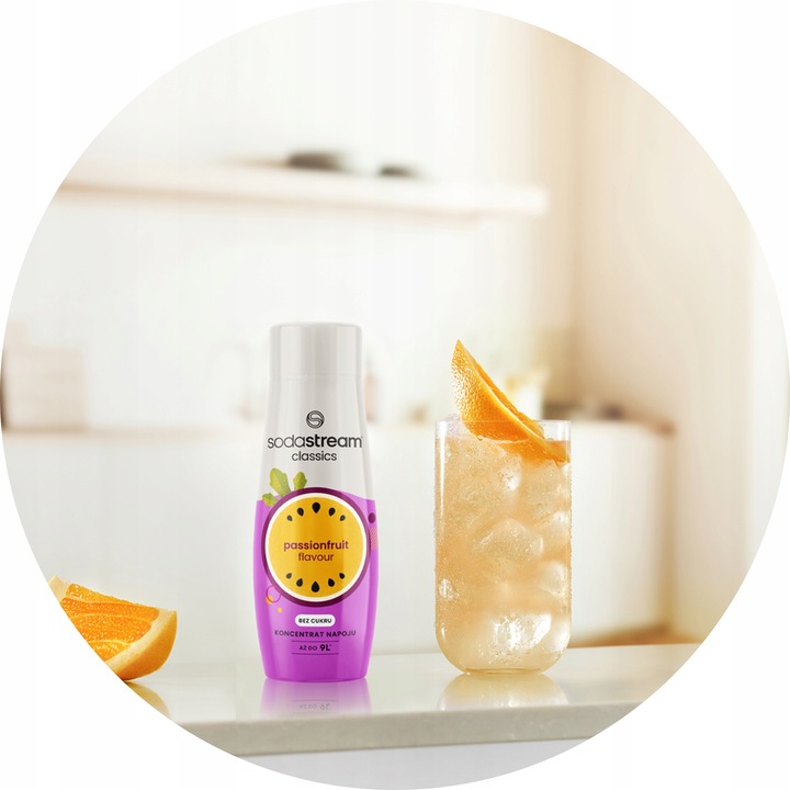 Zestaw Syrop do wody SodaStream Marakuja Bez cukru 2x440ml + Torba GRATIS