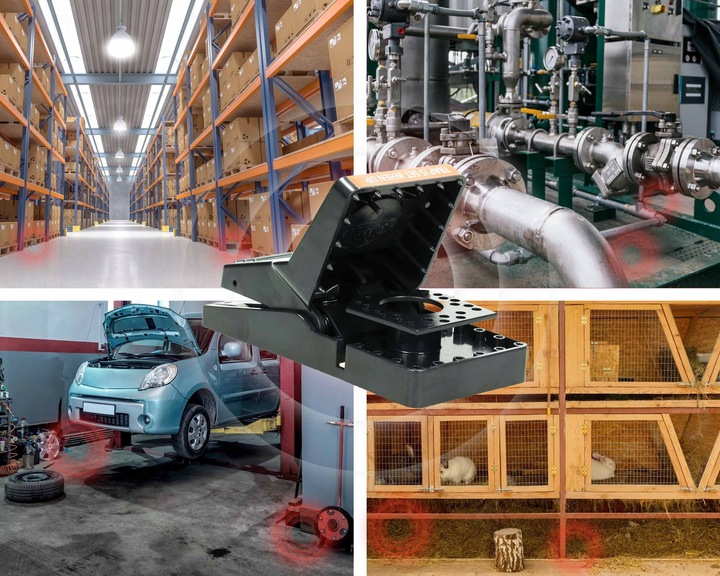 5x SILNA ŁAPKA PUŁAPKA NA SZCZURY I MYSZY GILOTYNA DUŻA SIŁA MECHANIZMU