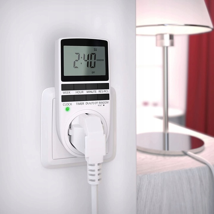 Programator Czasowy Timer Włącznik Wyłącznik Cyfrowy Elektroniczny Programy