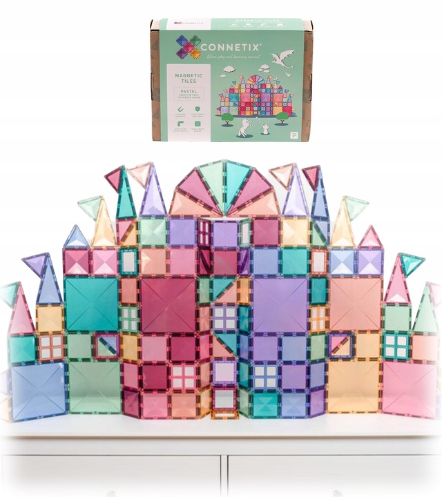 Connetix: klocki magnetyczne Pastel Creative 120