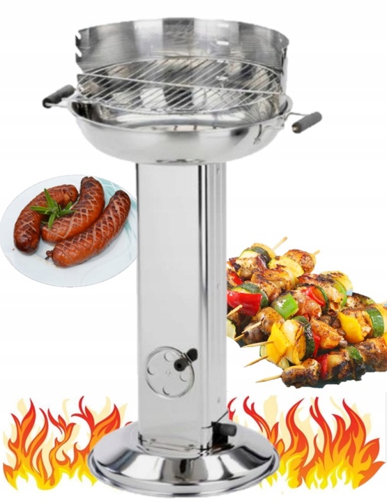 Grill węglowy Activa 40 x 40 cm