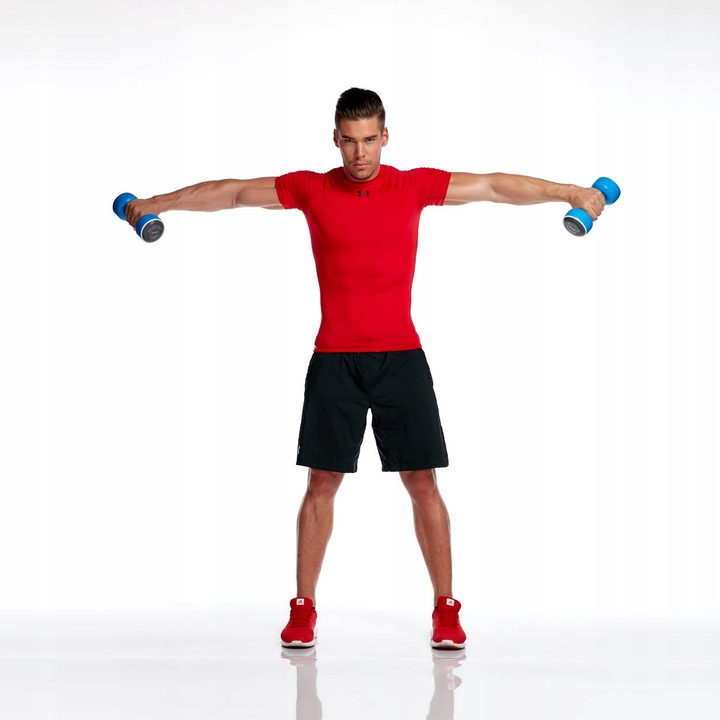 ZESTAW CIĘŻARKI HANTLE DO ĆWICZEŃ 1,5+3+5kg STOJAK