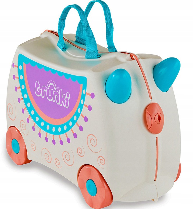 WALIZKA TRUNKI JEŻDŻĄCA WALIZECZKA - LAMA LOLA