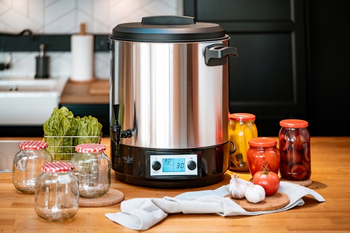 GARNEK ELEKTRYCZNY DO PASTERYZACJI PODGRZEWACZ WARNIK DO PRZETWORÓW 28L XL