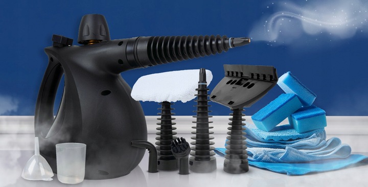 MYJKA PAROWA CZYŚCIK CIŚNIENIOWY PAROWNICA STEAMER MAŁA PORĘCZNA 1050W