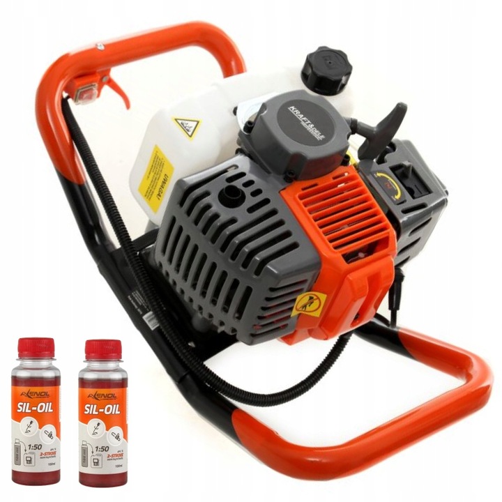 ŚWIDER SPALINOWY WIERTNICA GLEBOWA DO ZIEMI GLEBY SAM SILNIK 6KM + OLEJ