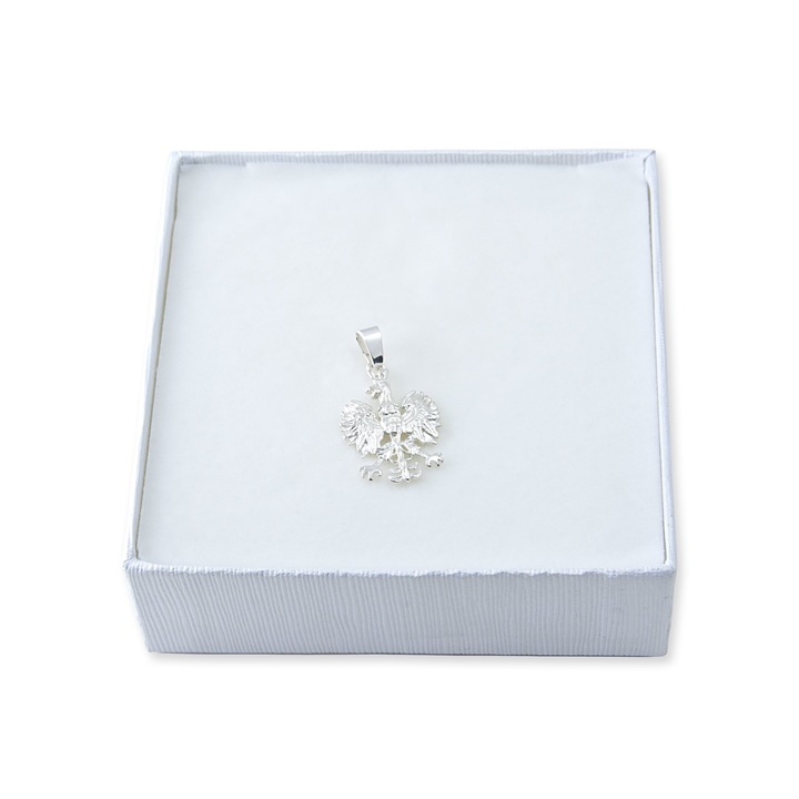 ORZEŁ srebrna zawieszka męska Godło Polski SREBRO