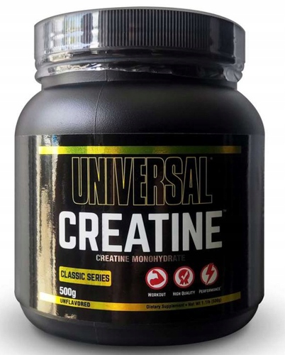 CREATINE MONOHYDRATE UNFLAVORED 500G - UNIVERSAL