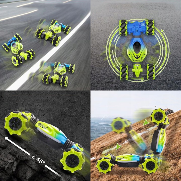 SAMOCHÓD ZDALNIE STEROWANY RĘKĄ GESTAMI ZABAWKA PILOT AUTO RC OBRÓT 360°