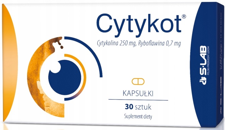 Cytykot Cytykolina Wsparcie Wzroku 30 Kapsułek