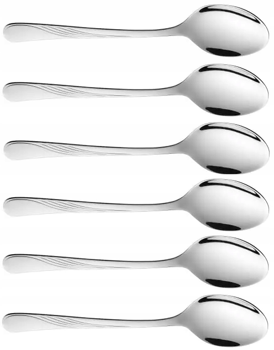 GERLACH SZTUĆCE ŁYŻECZKI HERBATY CELESTIA 04A NIERDZEWNE KOMPLET DLA 6 OSÓB
