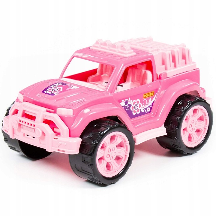 Samochód terenowy Jeep legion 38cm AUTO RÓŻOWY