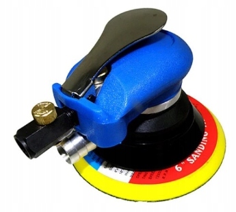 SZLIFIERKA OSCYLACYJNA PNEUMATYCZNA MIMOŚRODOWA 150mm Z WĘŻEM REGULACJA