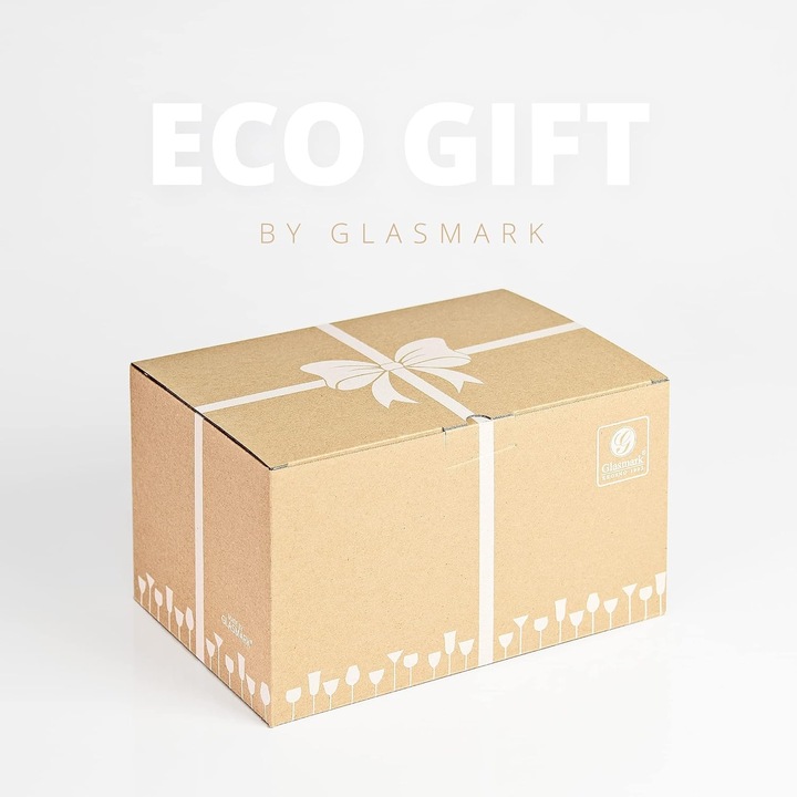 Szklanki wysokie GLASMARK zestaw 6szt na drink koktajl sok 400ml