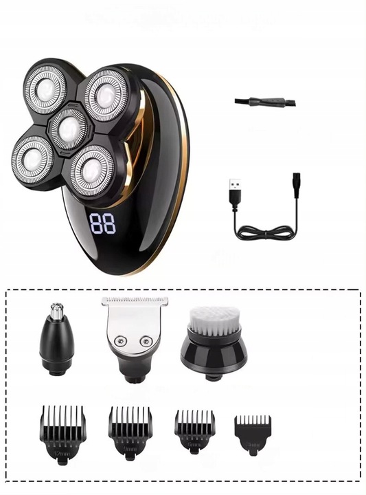 MASZYNKA DO GOLENIA GOLARKA TRYMER DO BRODY WŁOSÓW STRZYŻENIA ZAROSTU MĘSKA