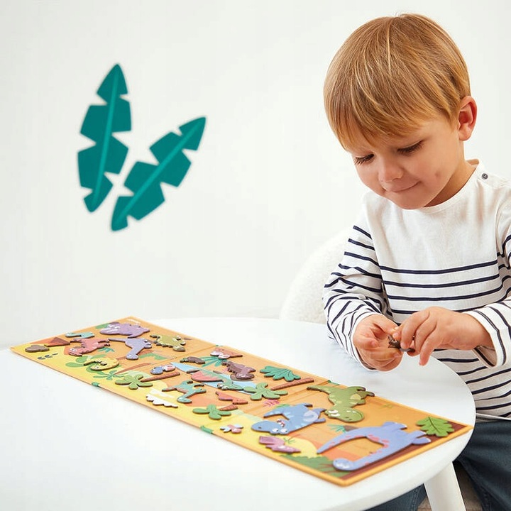 Magnetyczna Układanka Dinozaury Magneti'stories 3+ Janod