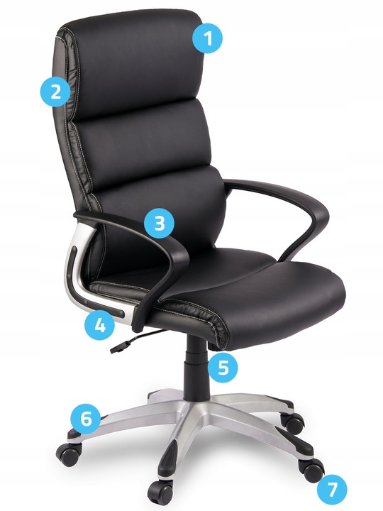 FOTEL BIUROWY OBROTOWY KOMFORTOWY KRZESŁO BIUROWE