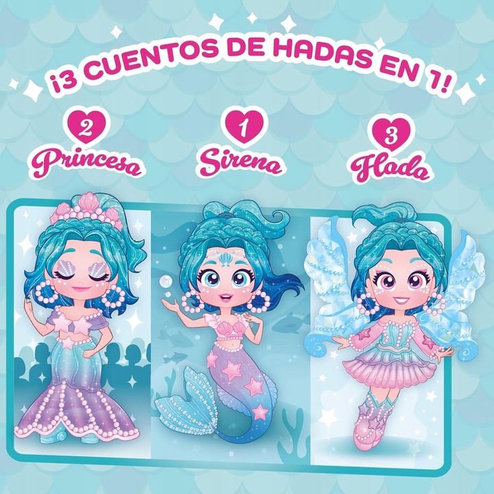 KookyLoos lalka laleczka Pearl Fairytale Mix & Match syrenka wróżka nowość