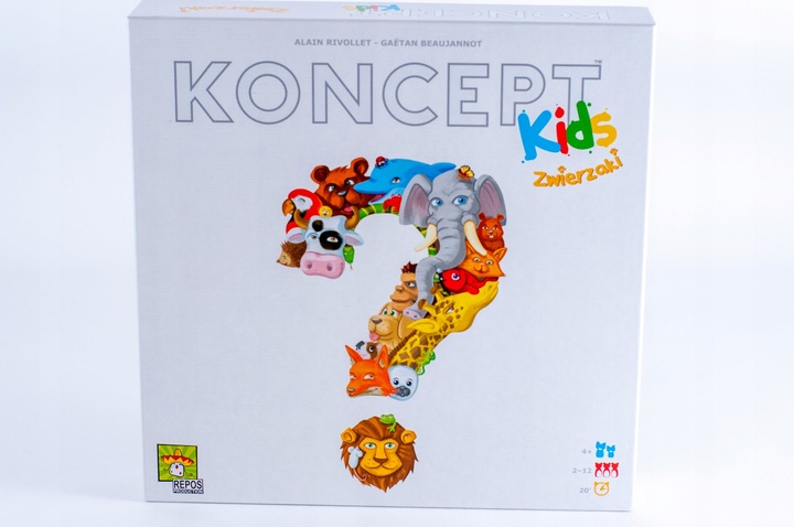 Gra planszowa Rebel Koncept Kids: Zwierzaki
