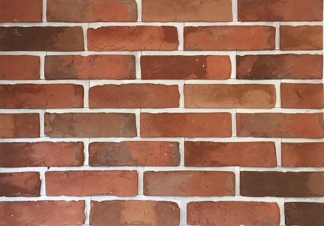 STARA CEGŁA Z GOTOWĄ FUGĄ CZERWONA LOFT PŁYTKI DEKORACYJNA NA ŚCIANĘ