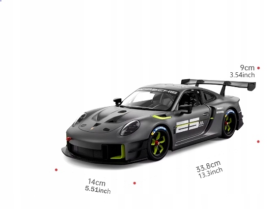 RASTAR Auto Zdalnie Sterowane R/C Porshe 911 GT2 RS Clubsport 25 Skala 1:14