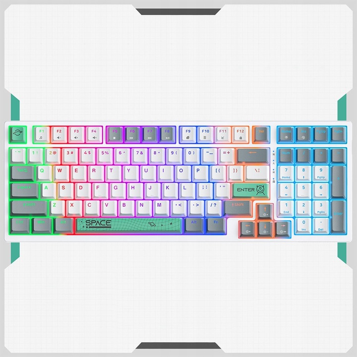 ONIKUMA G38 KLAWIATURA GAMINGOWA MECHANICZNA PODŚWIETLANA RGB DLA GRACZY