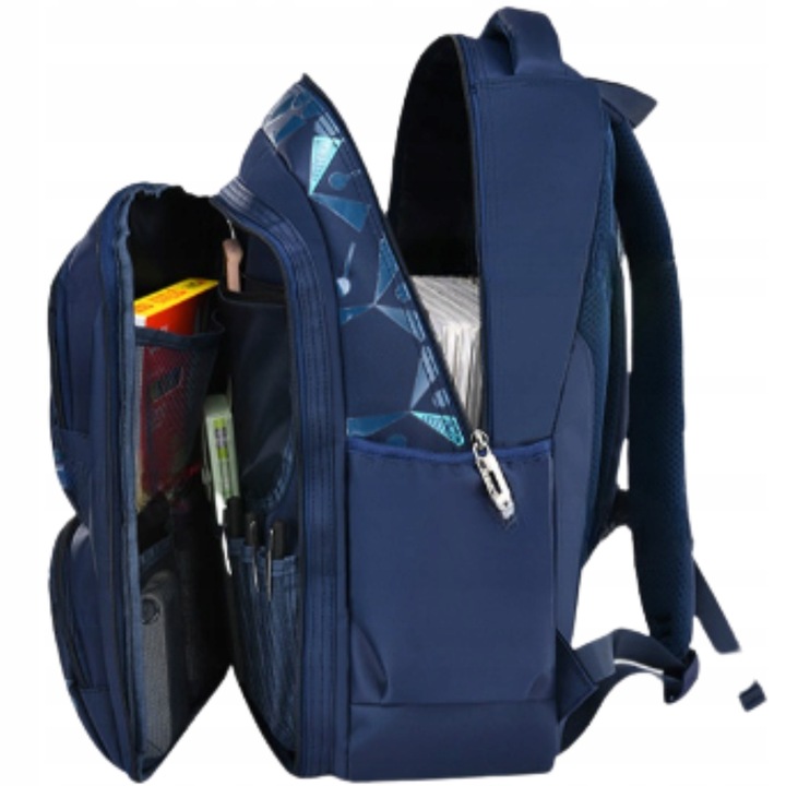 PLECAK SZKOLNY TORNISTER MŁODZIEŻOWY POJEMNY DLA CHŁOPCA KL. 1-3