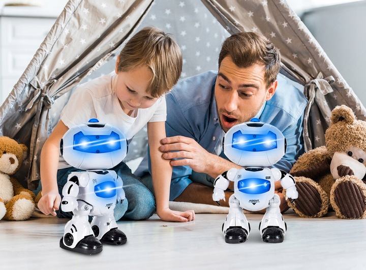 ROBOT NA PILOTA Zdalnie Sterowany AGENT WOWEE WILO RC NA BATERIE DLA DZIECI