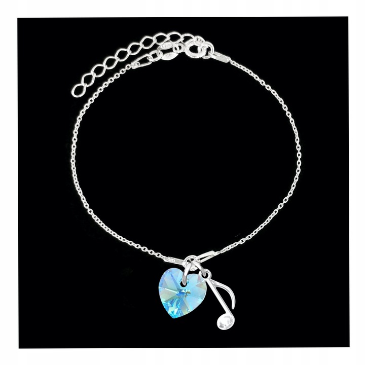 Srebrna Bransoletka dla Dziewczynki Nuta Nutka 925