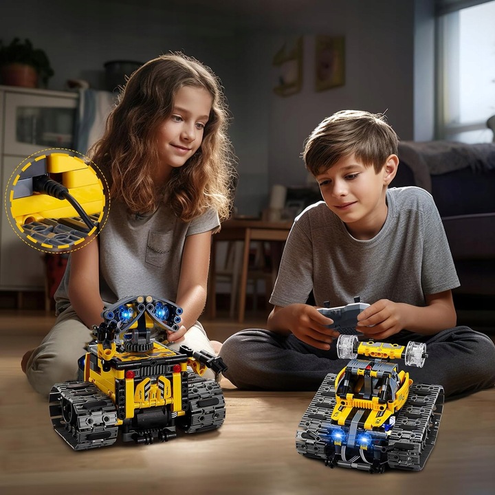 PROGRAMOWALNY ROBOT ZESTAW KONSTRUKCYJNY APP I PILOT KONTROLA