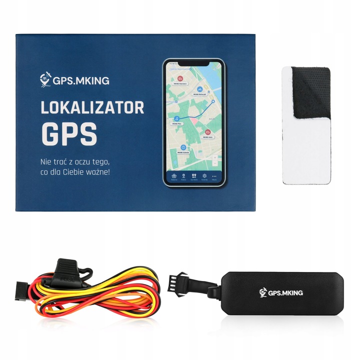 LOKALIZATOR GPS BEZ ABONAMENTU APLIKACJA ŚLEDZENIE POJAZDU ODCIĘCIE ZAPŁONU